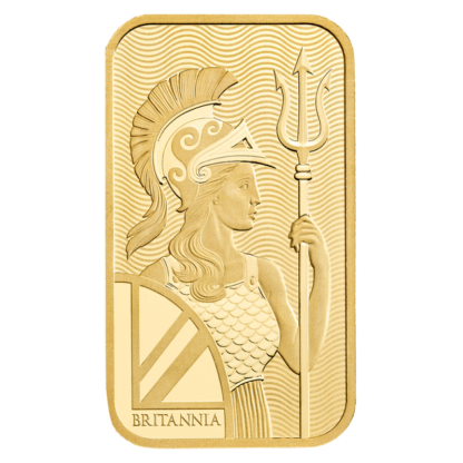 1 oz Britannia Gold Bar | Royal Mint(Front)
