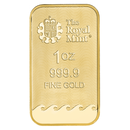 1 oz Britannia Gold Bar | Royal Mint(Back)