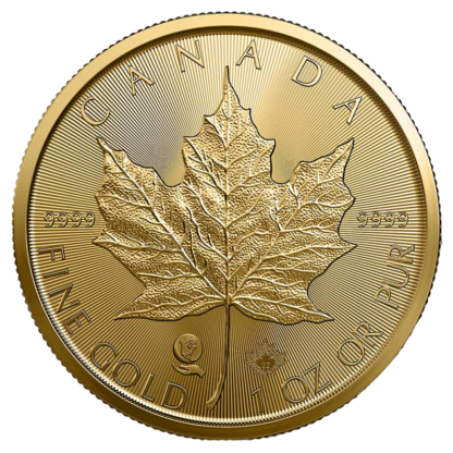 1 oz Maple Leaf Gold Coin | Single Source | 2022(Back)