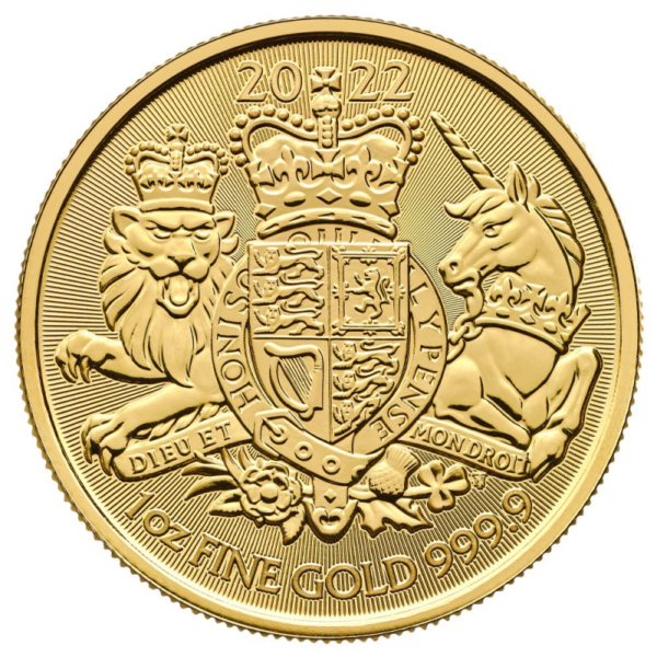 1 oz The Royal Arms Gold Coin | 2022(Front)