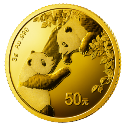 3g China Panda Gold Coin | 2023(Front)