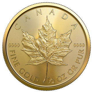 1/2 oz Maple Leaf Gold Coin | 2023(Front)