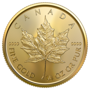 1/4 oz Maple Leaf Gold Coin | 2023(Front)