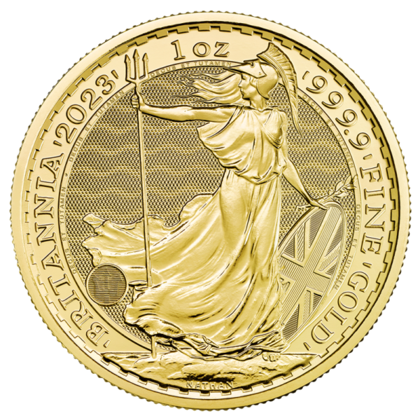 1 oz Britannia Elizabeth II Gold Coin | 2023(Front)