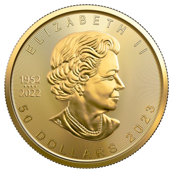 1 oz Maple Leaf Gold Coin | 2023(Back)