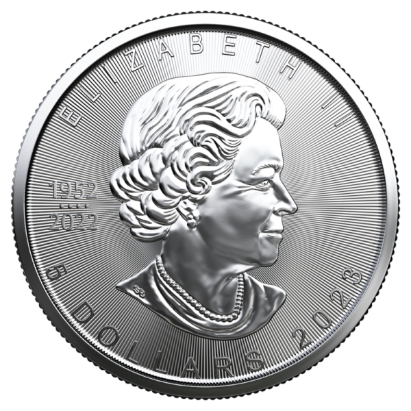 1 oz Silver Maple Leaf Coin | 2023(Back)