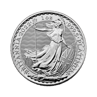 1 oz Britannia Charles III Platinum | 2023(Front)