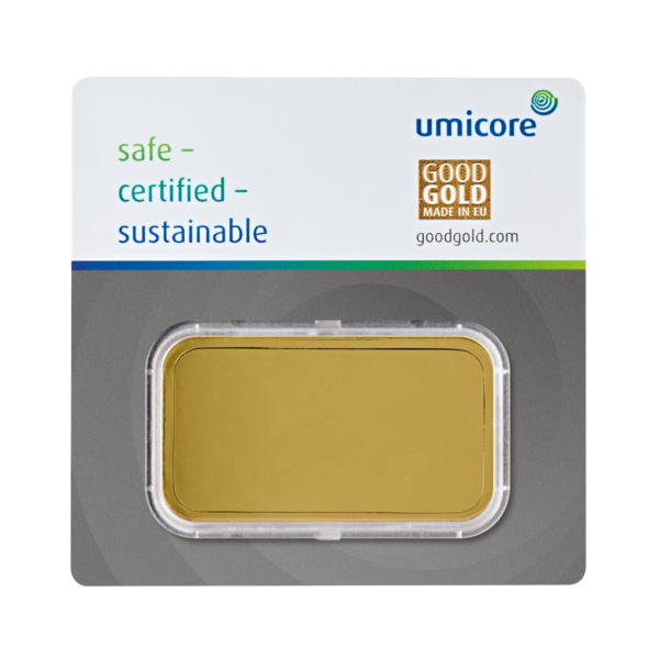 100g Gold Bar | Umicore(Back)