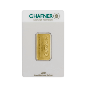 10g Gold Bar | C.Hafner(Front)