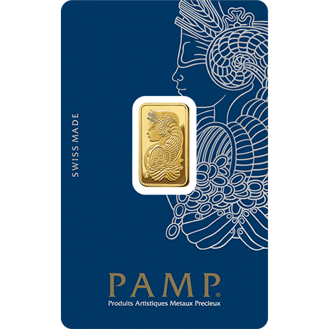 5g Gold Bar | PAMP Fortuna(Front)