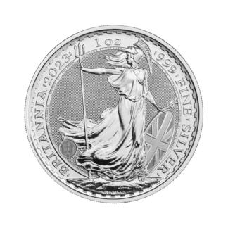 1 oz Britannia Charles III Silver Coin | 2023(Front)