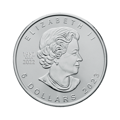 1 oz Silver Maple Leaf Coin | 2023(Back)