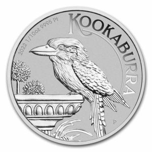 Kookaburra 1/10 troy ounce platinum Coin 2022(Front)
