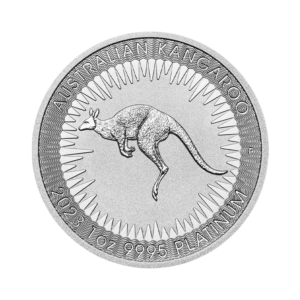 1 troy ounce platinum coin Kangaroo 2023(Front)