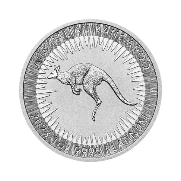 1 troy ounce platinum coin Kangaroo 2023(Front)