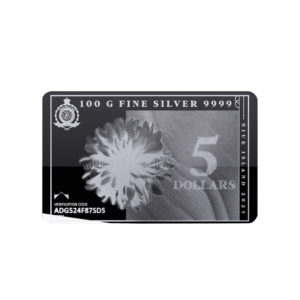 100g Silver Bar Coinbar Silvernote 2023(Front)