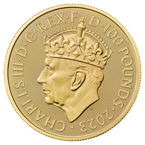 1 oz Britannia Coronation Charles III Gold Coin | 2023(Front)