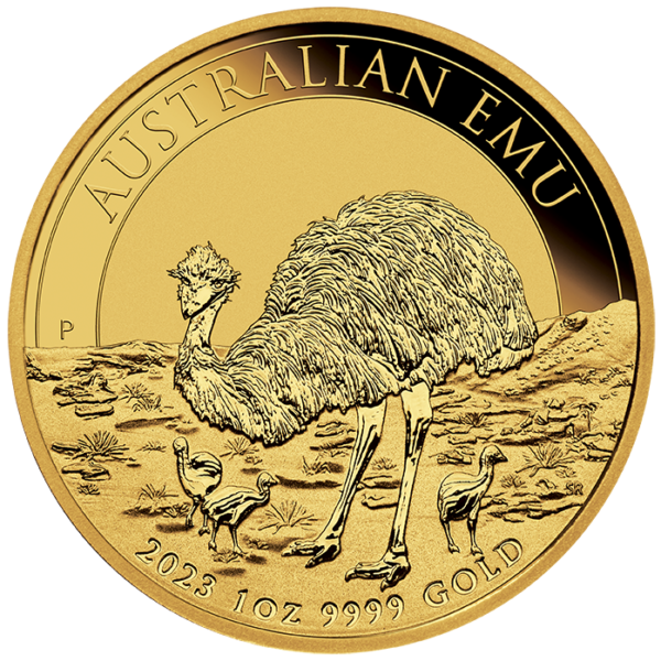 1 oz Emu Perth Mint Gold Coin | 2023(Front)