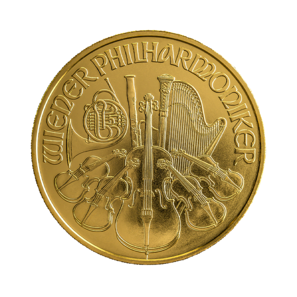 1 oz Philharmoniker Gold | Mixed Years(Front)