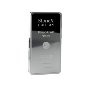 1 Kilo Silver Bar | StoneX(Front)