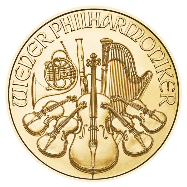 1/2 oz Vienna Philharmonic Gold Coin | 2023(Front)