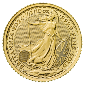 1/10 oz Britannia Charles III Gold Coin | 2024(Front)