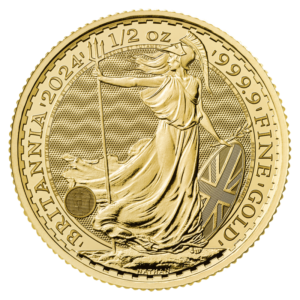 1/2 oz Britannia Charles III Gold Coin | 2024(Front)