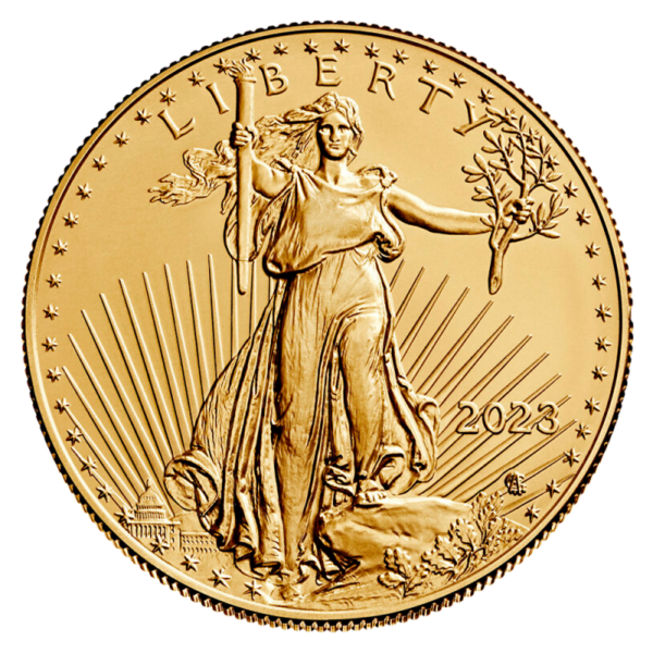 1 oz American Eagle Gold Coin | 2023(Back)