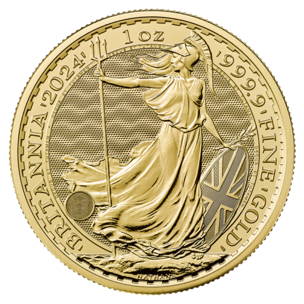 1 oz Britannia Charles III Gold Coin | 2024(Front)