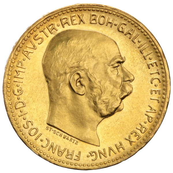 20 Kronen, Austria, 6.10g Gold(Front)