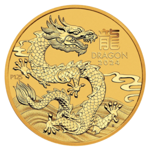1/10 oz Lunar III Dragon | Gold | 2024(Front)