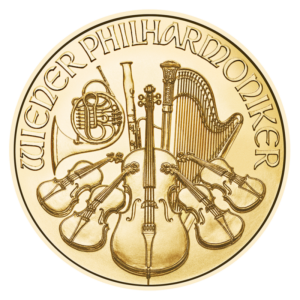 1/4 oz Vienna Philharmonic Gold Coin | 2024(Front)