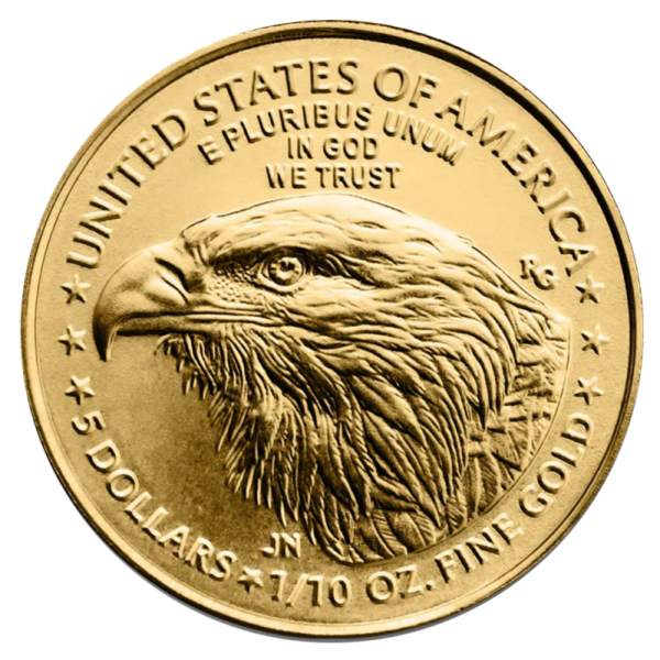1/10 oz American Eagle Gold Coin | 2024(Back)