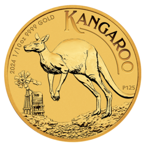 1/10 oz Kangaroo Gold Coin | 2024(Front)
