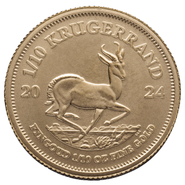 1/10 oz Krugerrand Gold Coin | 2024(Front)