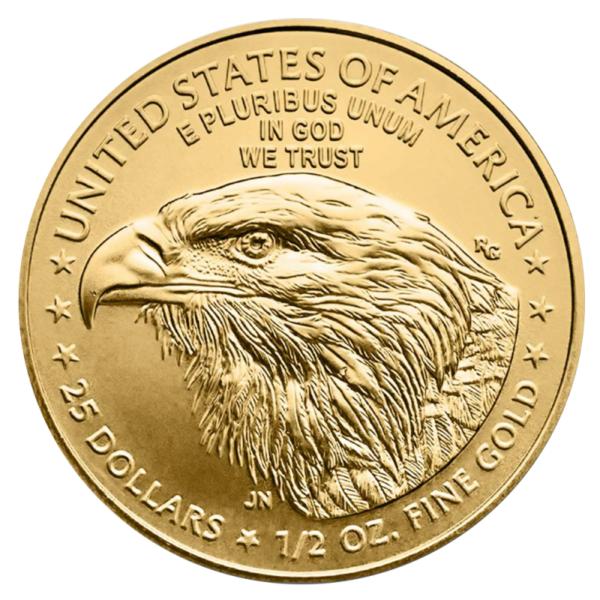 1/2 oz American Eagle Gold Coin | 2024(Back)