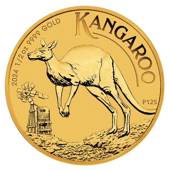 1/2 oz Kangaroo Gold Coin | 2024(Front)