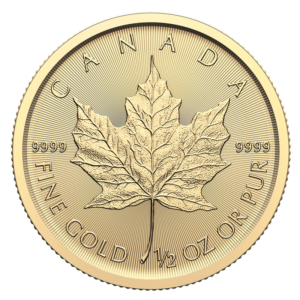 1/2 oz Maple Leaf Gold Coin | 2024(Front)