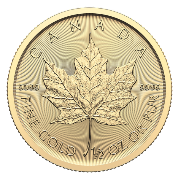 1/2 oz Maple Leaf Gold Coin | 2024(Front)