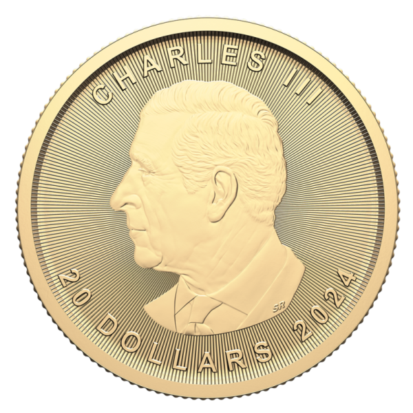 1/2 oz Maple Leaf Gold Coin | 2024(Back)