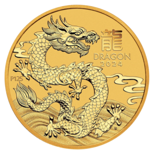 1/20 oz Lunar III Dragon | Gold | 2024(Front)