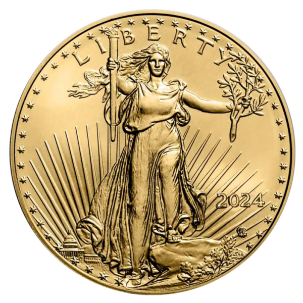 1/4 oz American Eagle Gold Coin | 2024(Front)