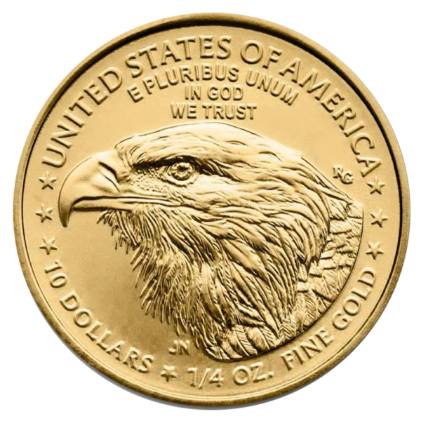 1/4 oz American Eagle Gold Coin | 2024(Back)