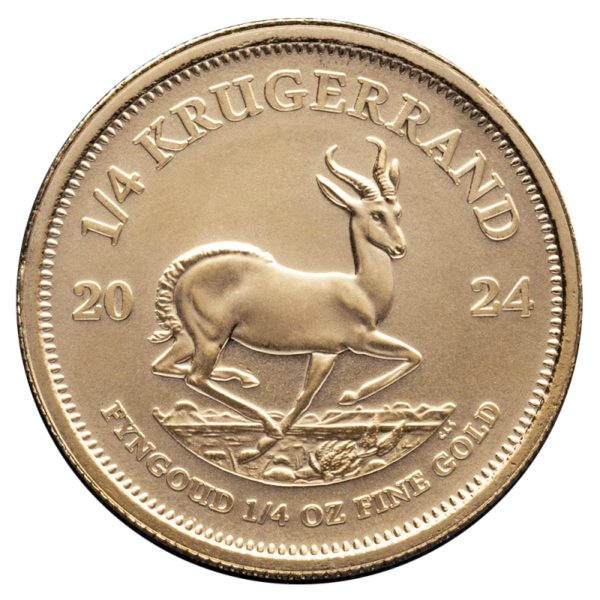 1/4 oz Krugerrand Gold Coin | 2024(Front)