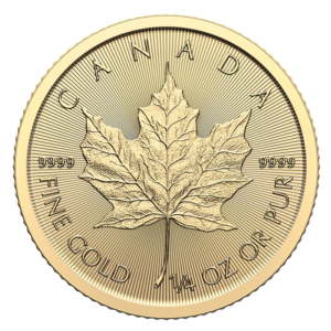 1/4 oz Maple Leaf Gold Coin | 2024(Front)