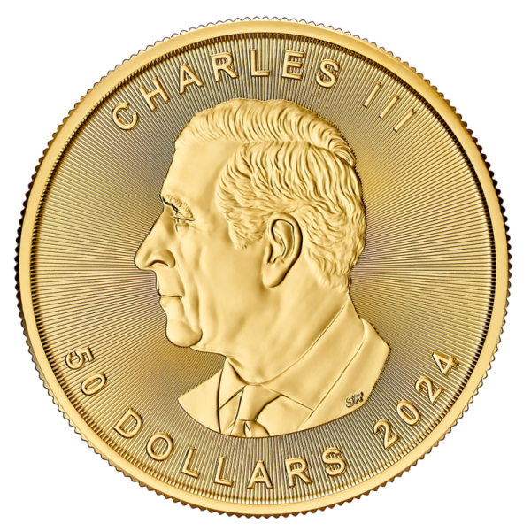 1 oz Maple Leaf Gold Coin | 2024(Back)